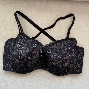 Black Soma Enticing Lift Unlined Balconet Bra